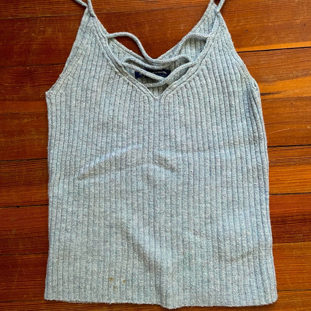 Ripped sweater cami